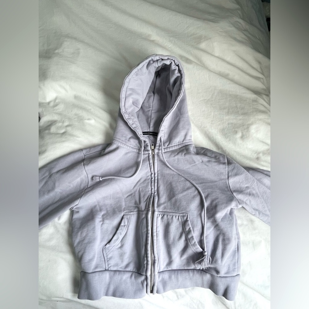 Brandy Melville Chrystal hoodie! Purple size small!